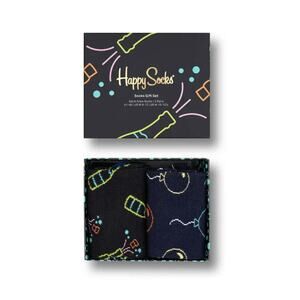 NIB Happy Socks 2pk You Did It! Gift Set - Mens 8-12 Women 10-12 1/2